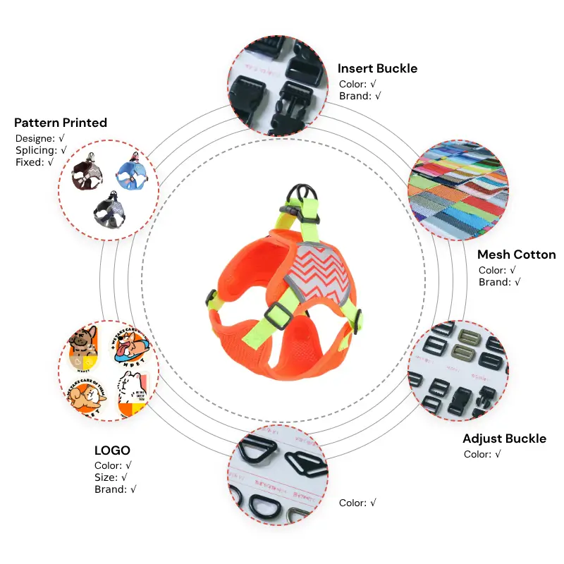 8090 Custom Breathable Reflective Chest Strap