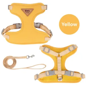 Pet Anti-Break Chest Harness - Yellow