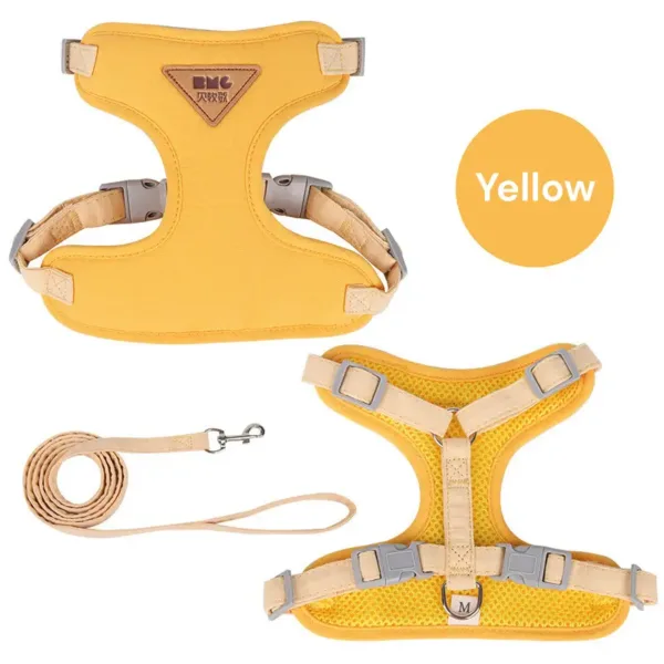 Pet Anti-Break Chest Harness - Yellow