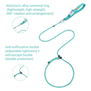 Function Green Integrated Explosion Proof Pet Leash