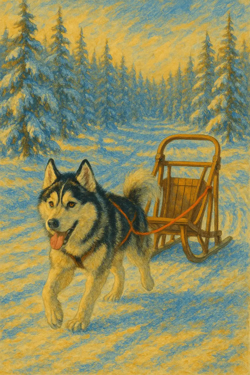 Pulling sleds