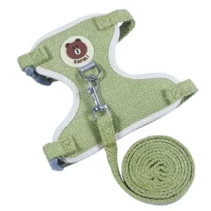 Air Mesh Stress Free Pet Harness Green