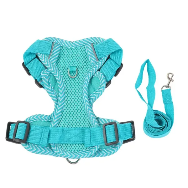 Dopamine Breathable Reflective Dog Harness Blue