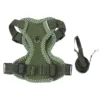Dopamine Breathable Reflective Dog Harness Green