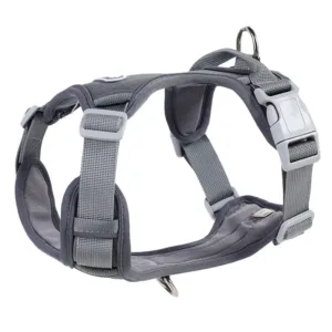 H-Shape Comfort Adventure Ready Dog Harness Grey