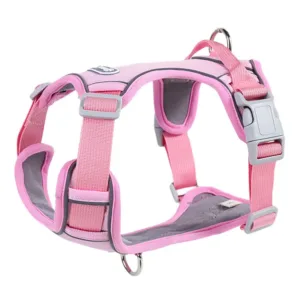 H-Shape Comfort Adventure Ready Dog Harness Pink