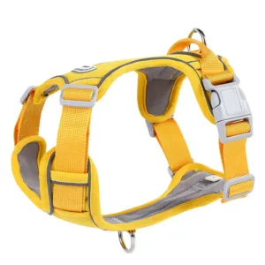 H-Shape Comfort Adventure Ready Dog Harness Yellow