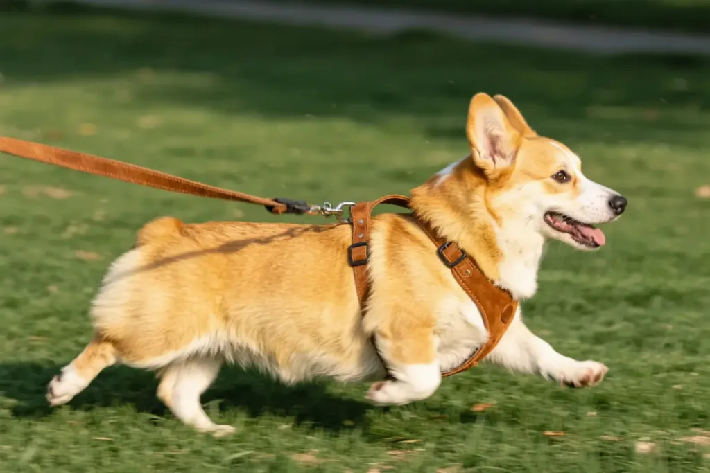 Luxury Suede Dog Harness