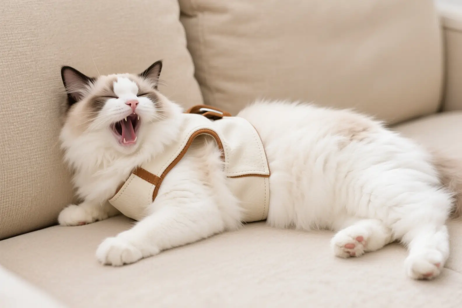Luxury Suede Pet Harness