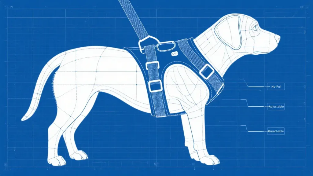 Breathable, Escape-Proof Dog Harness Advantage
