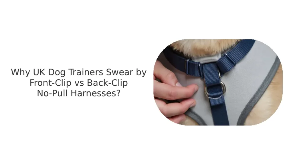 British Style Front-Clip vs Back-Clip No-Pull Dog Harnesses