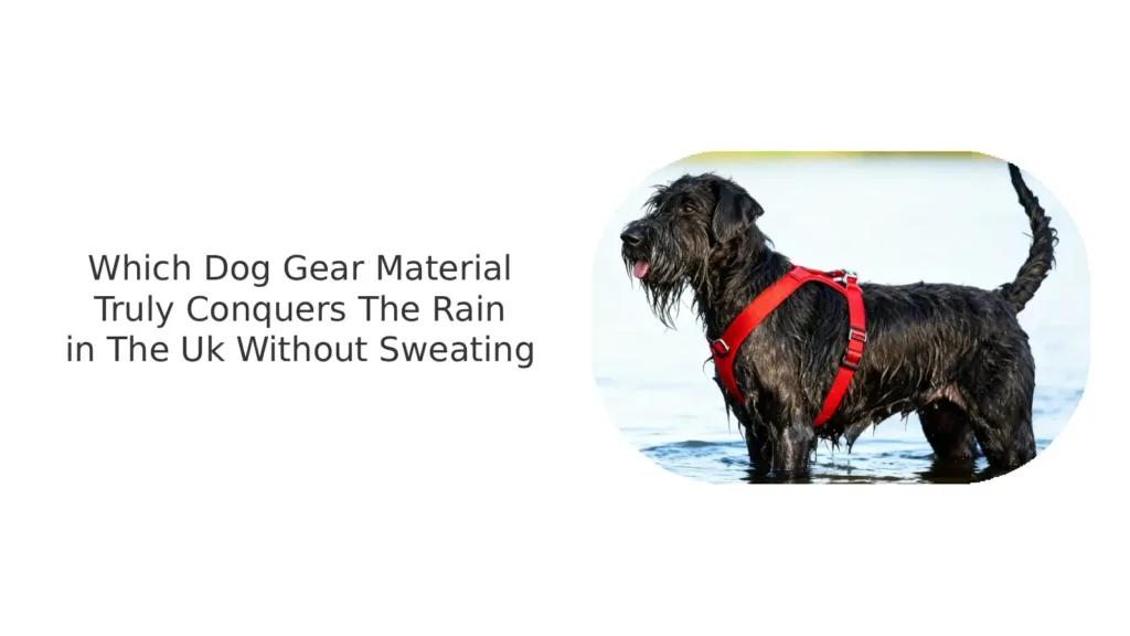 Neoprene And Nylon Dog Gear Material