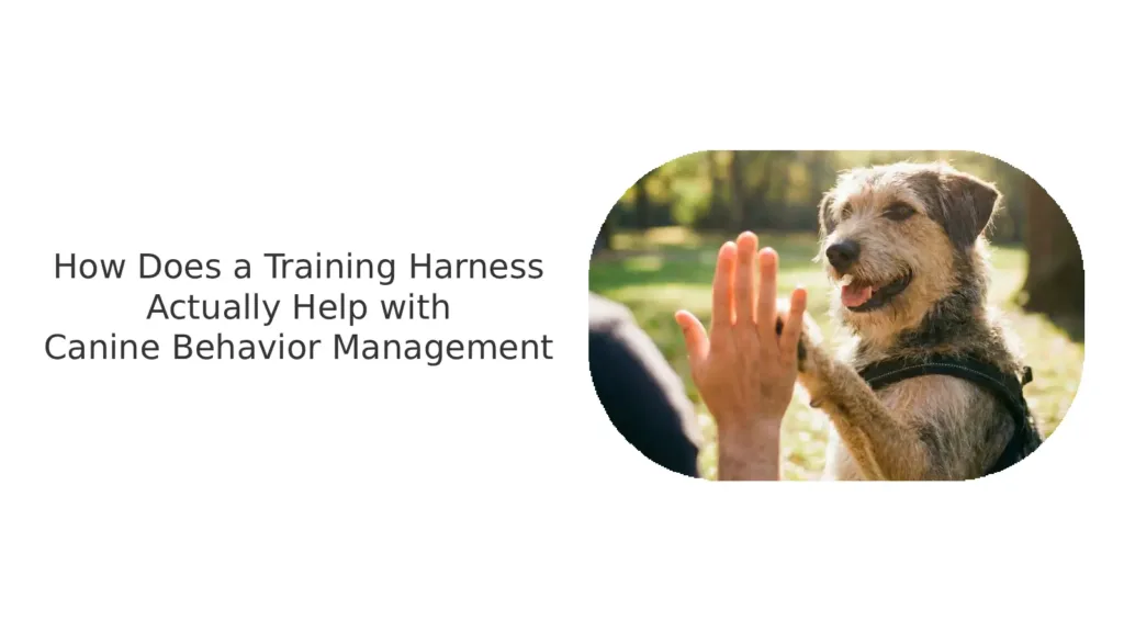 Training Harnesses Assist In Canine Behavior Management