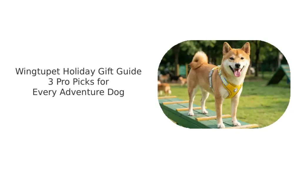Wingtupet Choose 3Pro Picks for Adventurous Dogs