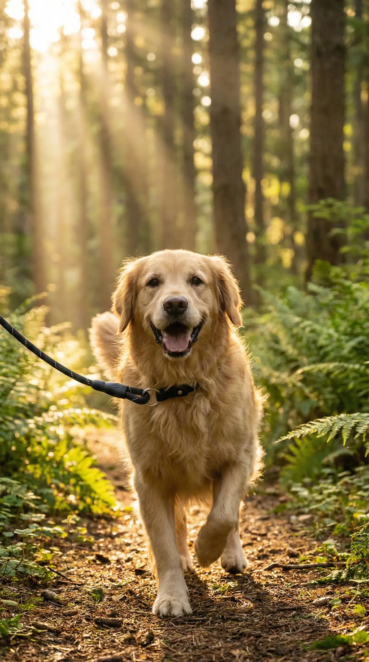 Cotton Handle P-Chain Professional Climbing Rope Dog Leash Lifestyle