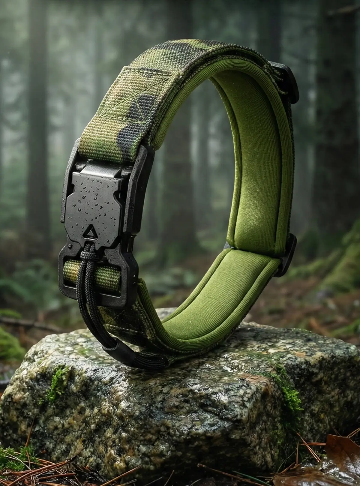 K9 Series Magnetic V-Shaped Buckle Tactical Heavy Duty Dog Collar Lifestyle