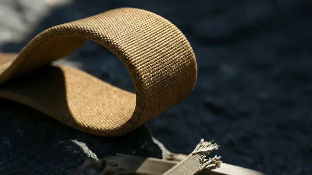 Cordura Tubular Webbing Macro Comparison