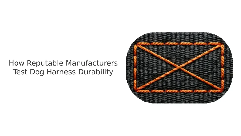 Manufacturers Test Dog Harness Durability