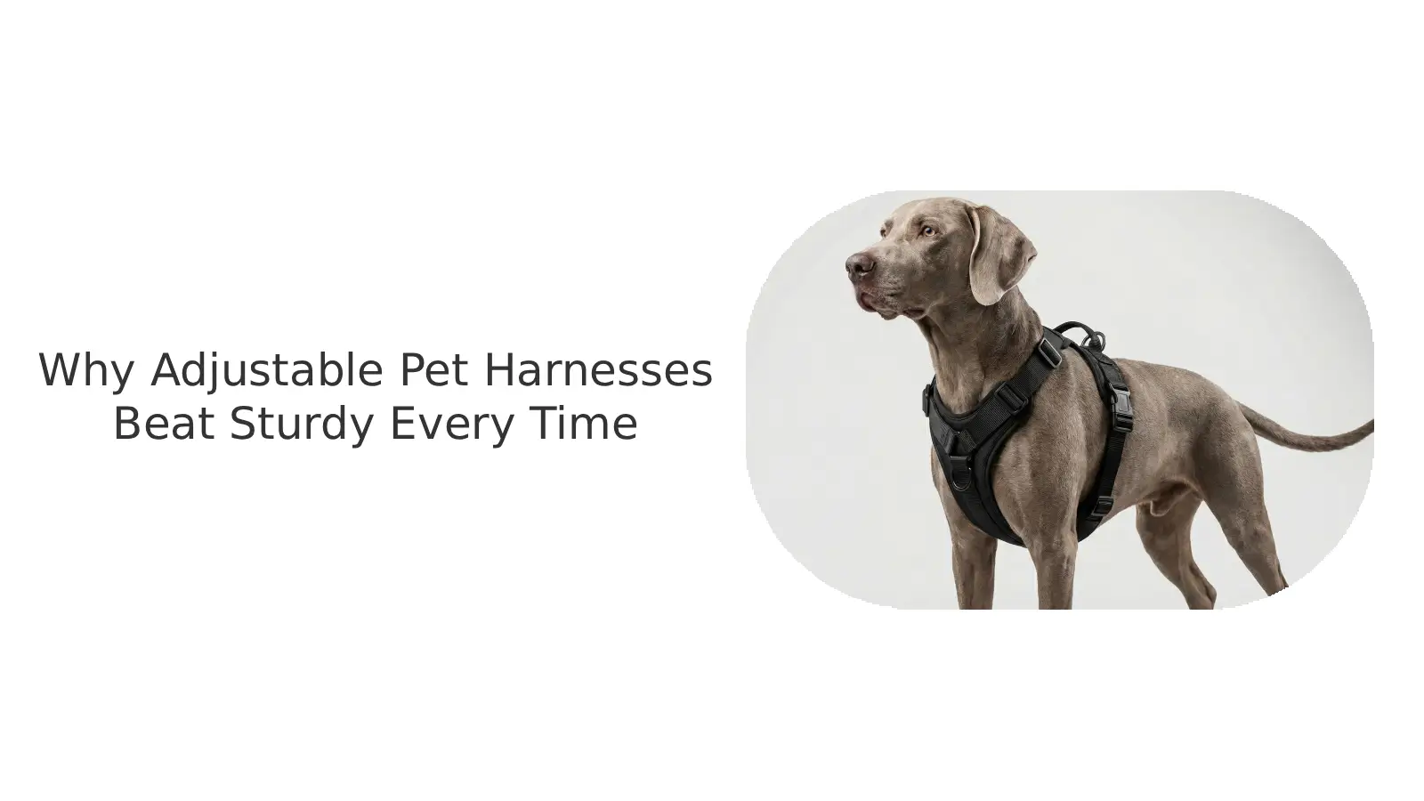 adjustable vs sturdy dog harness guide