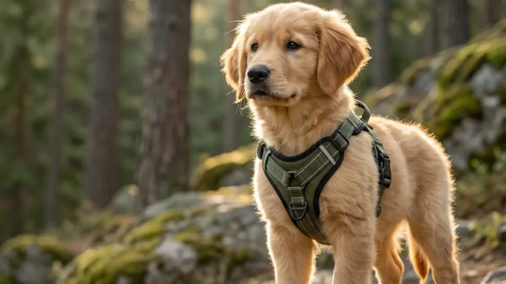 Y-shape front flate puppy harness